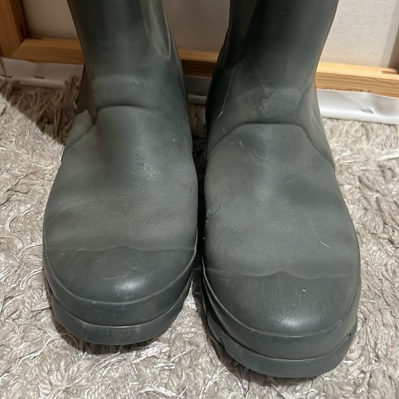 -Hunter Grey Tall Rain Boots - Picture 12 of 16